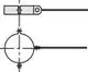 Wandbefestigungssystem für Rohre, bestehend aus einer Halterung und einem fixierten Element. Vaillant ist als Markenname vermerkt.